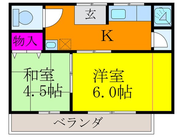 辻子マンションの物件間取画像